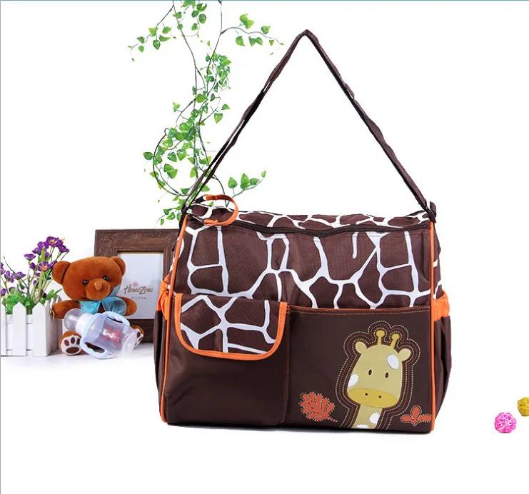 

Hot Selling Fashion Cartoon Giraffe Diaper Bag Large Capacity Multi-functional Waterproof Bag