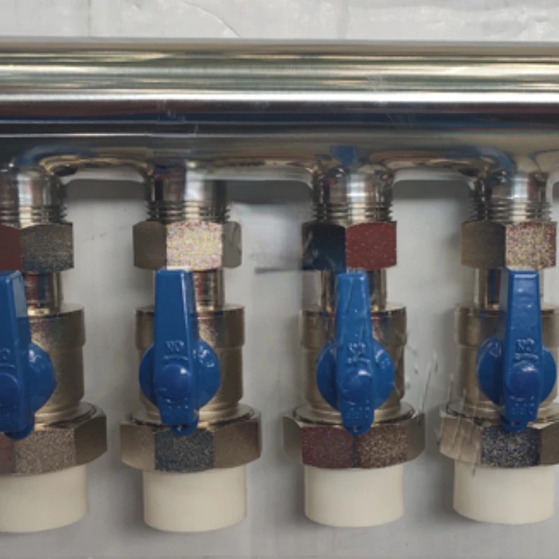 304 stainless steel water manifold with ball valves home water manifold