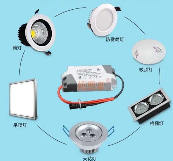 2pcs/lot Input 85V-265V 300ma Led Driver 3w 8w 9w 10w 12w 18w 25w 36w Downlight Ceiling Panel Light Lighting Transformer