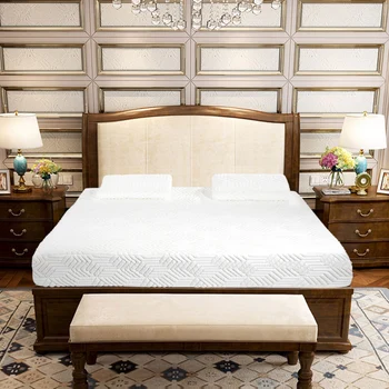 

8" Three Layers Cool Medium High Softness Cotton Mattress with 2 Pillows Full Size