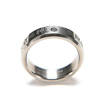 

1PC Fashion Cosplay Finger Rings Anime Tokyo Ghoul Ken Titanium Steel Ring Without Rope