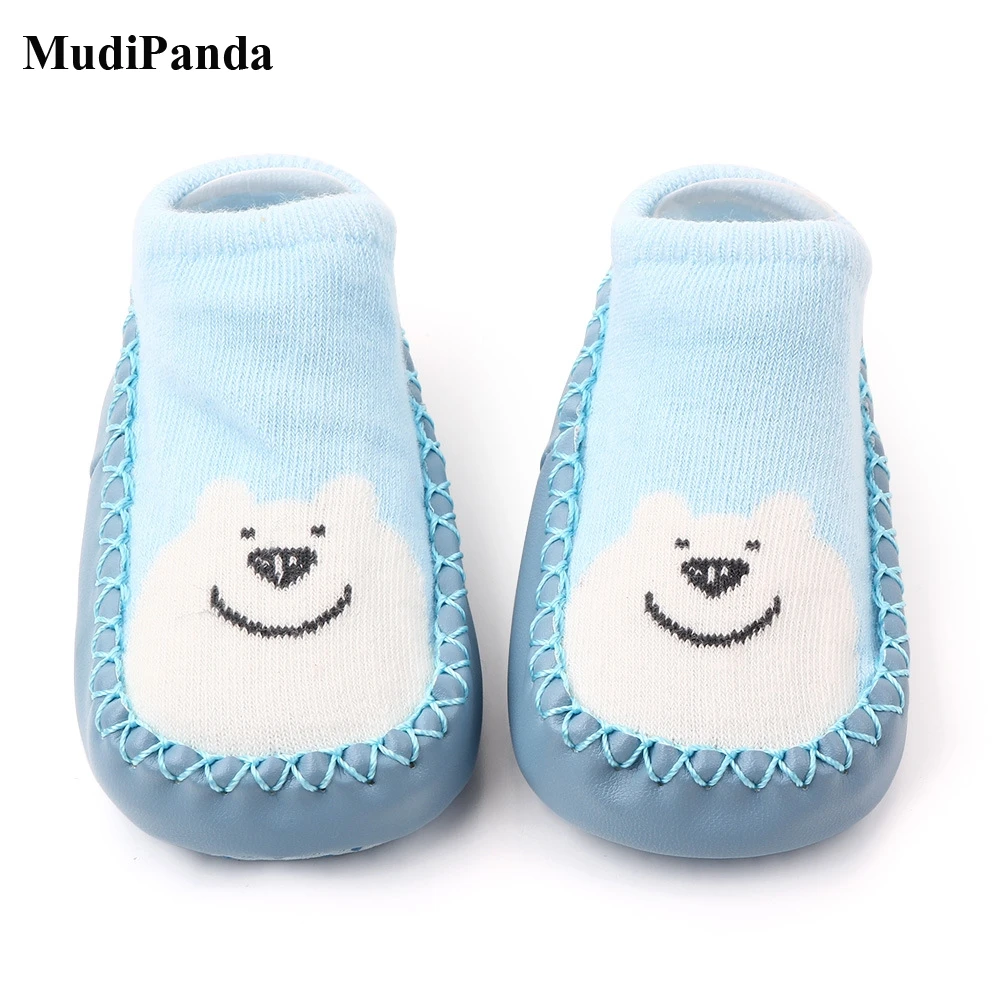 

MudiPanda New Cartoon Baby Boy Shoes 2020 For Newborns Girls Cotton Sock First Walkers Autumn Toddler Footwear Non-Slip