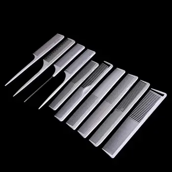 

10Pcs Professional Carbon Combs Hairstylist Cutting Antistatic for Hair Salon