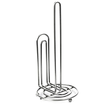 

Paper Towel Holder Simple Tear Standing Paper Towel Dispenser Heavy Duty Metal Construction