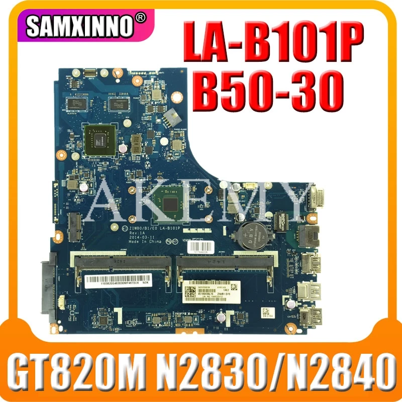 SAMXINNO для For Lenovo B50-30 N50-30 LA-B101P всеобщая плата материнская с N2830/N2840U GT820M | Компьютеры и