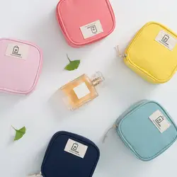 Бытовая маленькая сумка органайзер для шкафа для путешествий милая сумочка-косметичка для девочек Кошелек для монет; удобные яркие цвета