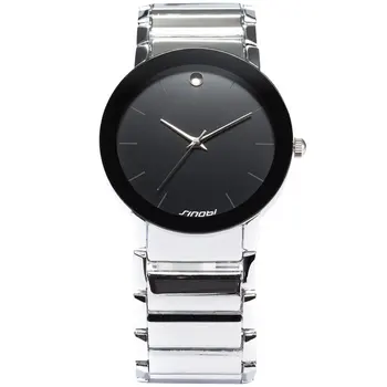 

Silver Shell Steel Strap Quartz Watch Simple Watch Waterproof Watch Casual Wrist Watch For Men And Women luxury 2019