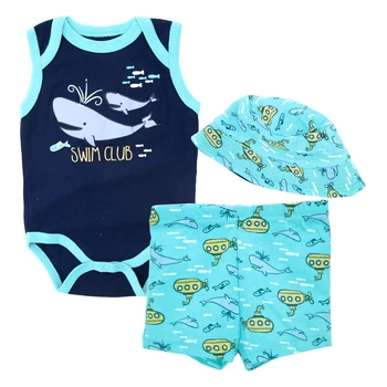 

Honeyzone Summer Baby Clothes Set Sleeveless Cartoon Body Rompers Newborn Boys Girls Kids Clothing Cotton Wear