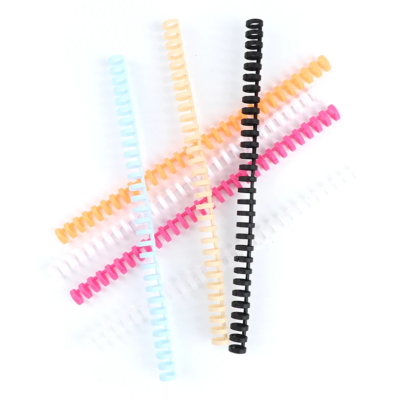 30 Hole Loose-leaf Binding Ring Spring Spiral Plastic Rings For A4 A5 A6 Paper