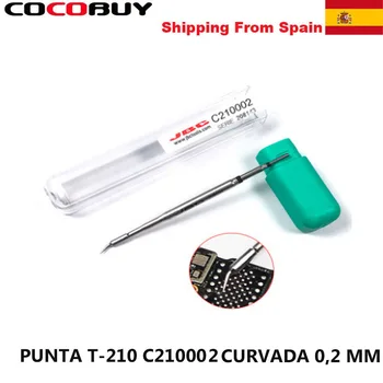

Shipping From Spain Original JBC C210002 Soldering Tip For T210 Soldering Station Curvada 0,2 MM Welding PCB Repair Tools