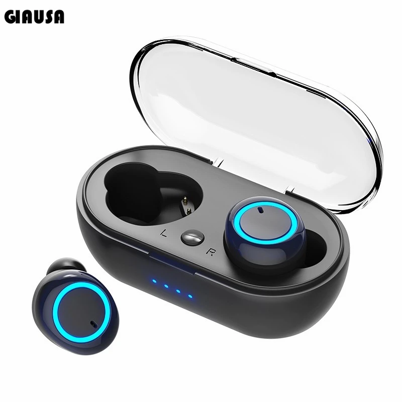Bluetooth V5 0 Earphones Wireless Headphones With Microphone Sports Waterproof Headsets 2200mAh Charging Box For iPhone Android