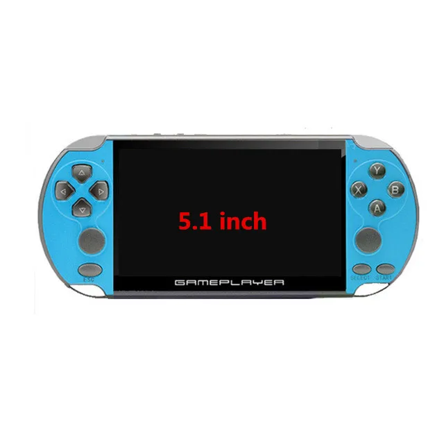 2019 version X7/X9 Plus Handheld Game Player 5.1 Inch HD  8G ROM Built in 10000 Games TV Output Multimedia Video Game Console 