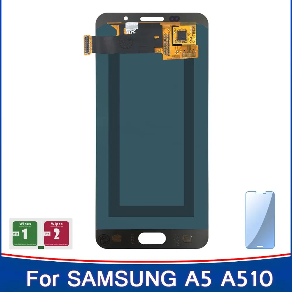 ЖК дисплей A5 Для Super AMOLED Samsung Galaxy 2016 A510 A510F A510M A510FD A5100 A510Y 100% тестирование рабочий