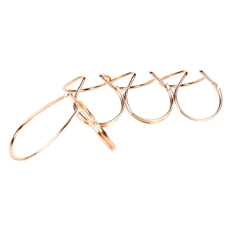 

4Pcs Guitar Picks Metal Finger Ring Protection Plectrum Thumb Forefinger Picks For Guitar Bass Guitar Accessories M