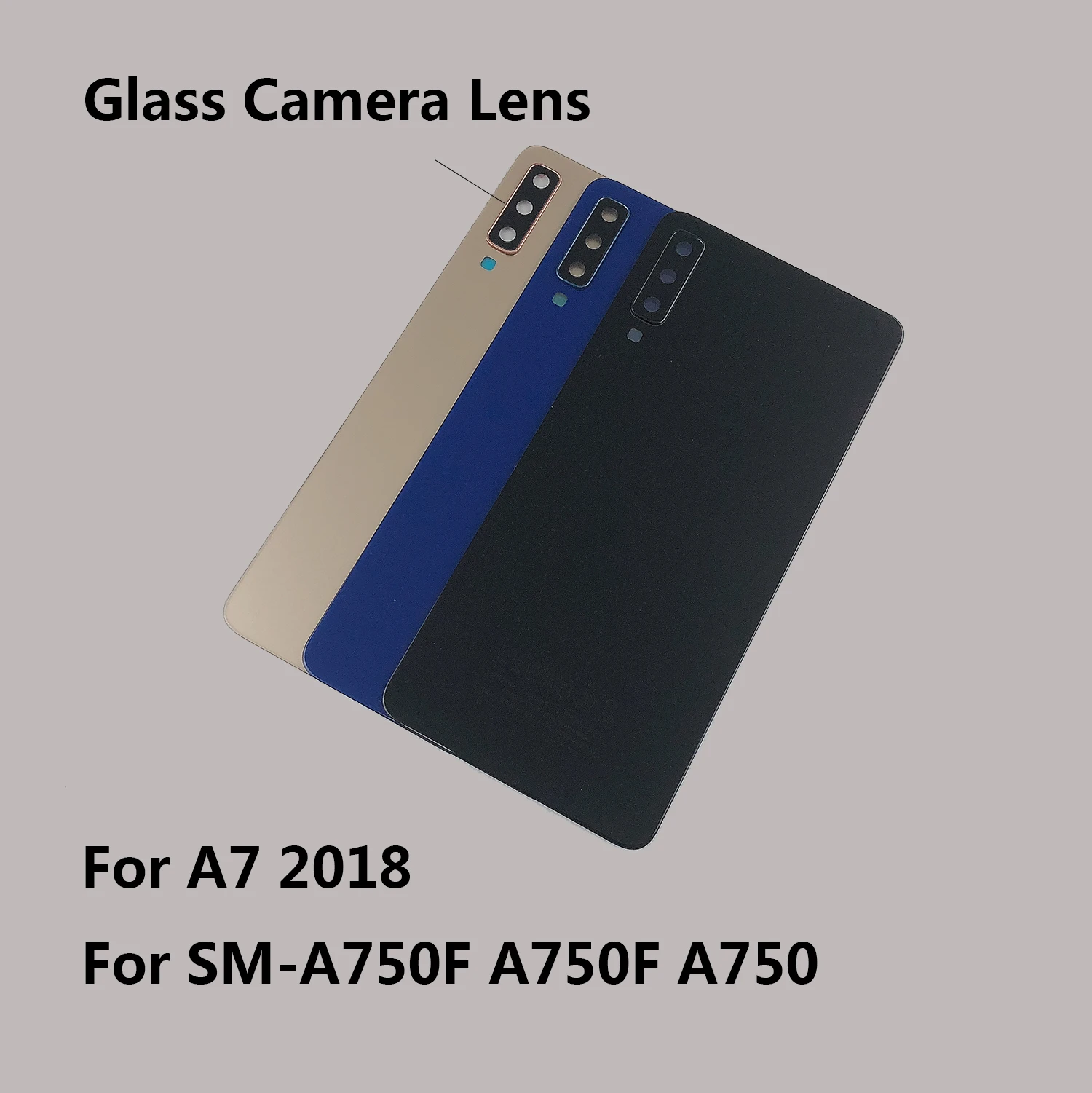 Защитное стекло для Samsung Galaxy A7 2018 SM A750F A750 задняя крышка аккумулятора + объектив