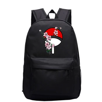 

Black Anime School Bag for Children Teenager Backpacks Girls Boys Schoolbag Naruto Print Travel Shoulder Bag Kids Bookbag Unisex
