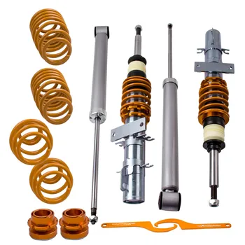 

Coil Spring Coilovers for VW Volkswagen Gol Mk5 08 2009 2010 2011 2012 6Q/9N/9N3 Mark 4 Audi A2 8Z Suspension Strut Damper Force