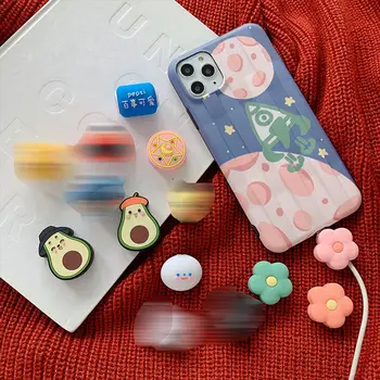 

Universal Cute Avocado Charging Cable Protector Data Line Cord Fracture Prevention Protective Case Portable Cable Winder Cover