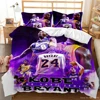 Basketball Star 3D Printed Bedding Set 2/3pcs Duvet Cover Set Quilt Cover with Pillowcase Set Bedclothes for Young Boys Bedroom 4