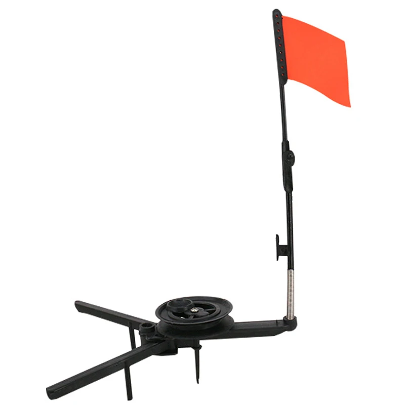 Winter Ice Fishing Tool for Marine Inflatable Boat Canoe Yacht Nylon Kayak Dinghy Safety Flag Base Mount Replacement XT01
