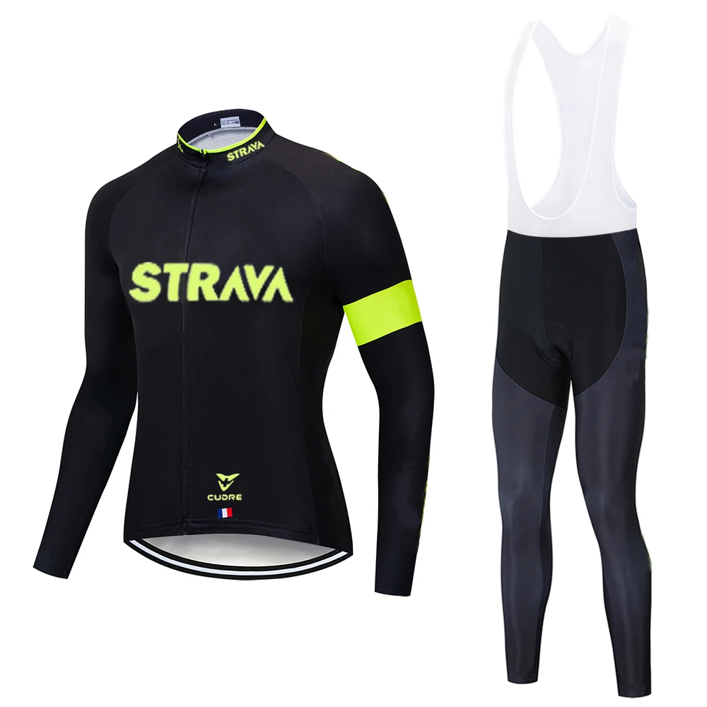 Комплект одежды для велоспорта STRAVA трикотажная одежда с длинным рукавом