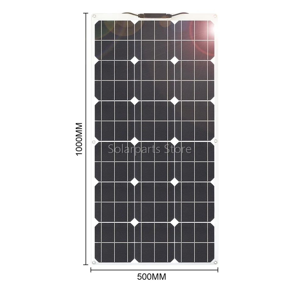 300 Вт 2*150W Гибкая Водонепроницаемый Панели солнечные ячейки Зарядное устройство 12V батарея Панели солнечные s Китай открытый Панель на солнечной батарее