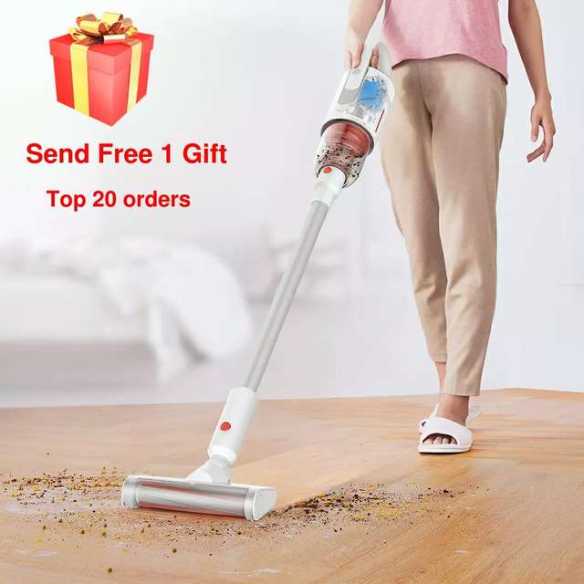 2021 New Wireless Upright Vacuum Cleaner Smart Cyclone Dust Collector