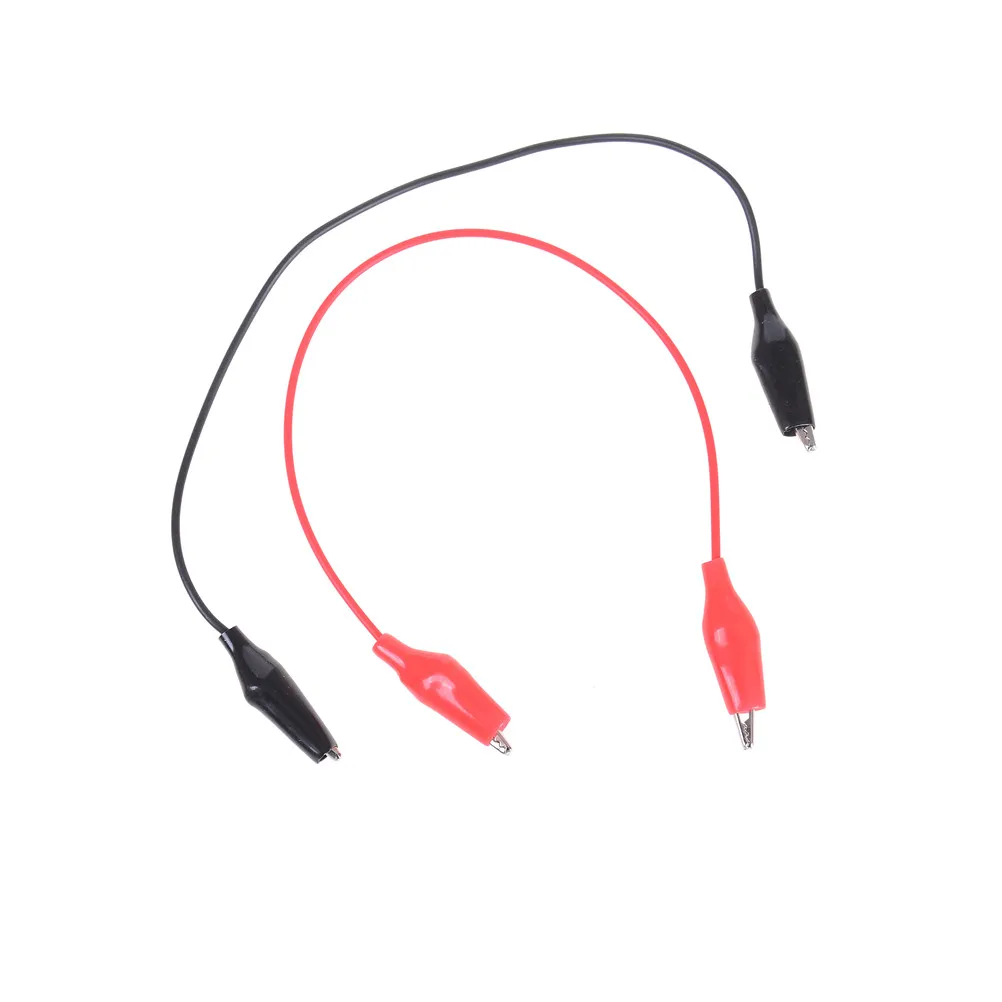 5pcs DIY Test Leads Alligator Double-ended Crocodile 25CM Long Alligator Clip To Banana Plug Test Cable For Multimeter