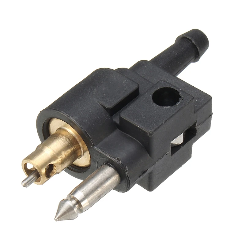Boat Engine Fuel Line Connector Outboard Motor 6mm For Yamaha Fits 1/4" Black Boat Engine Fuel Line Connector Outboard Motor 6mm For Yamaha Fits 1/4" Black