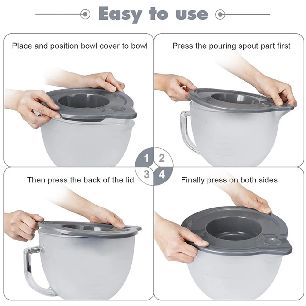 https://ae01.alicdn.com/kf/Hf4551279881246db87add3fba13b4104n/Tilt-Head-Lid-Sealing-Cover-for-KitchenAid-K5GB-5-Quart-Mixer-Glass-Bowl-Holder-Flexible-Tight.jpg