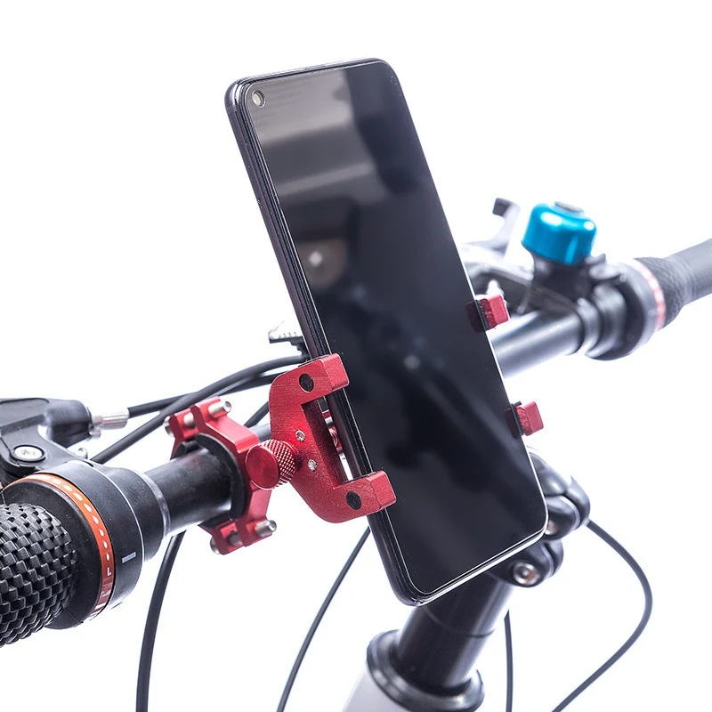  Fahrrad Handy Halter Aluminium Motorrad Halterung Anti-slip MTB Lenker GPS Telefon Standym