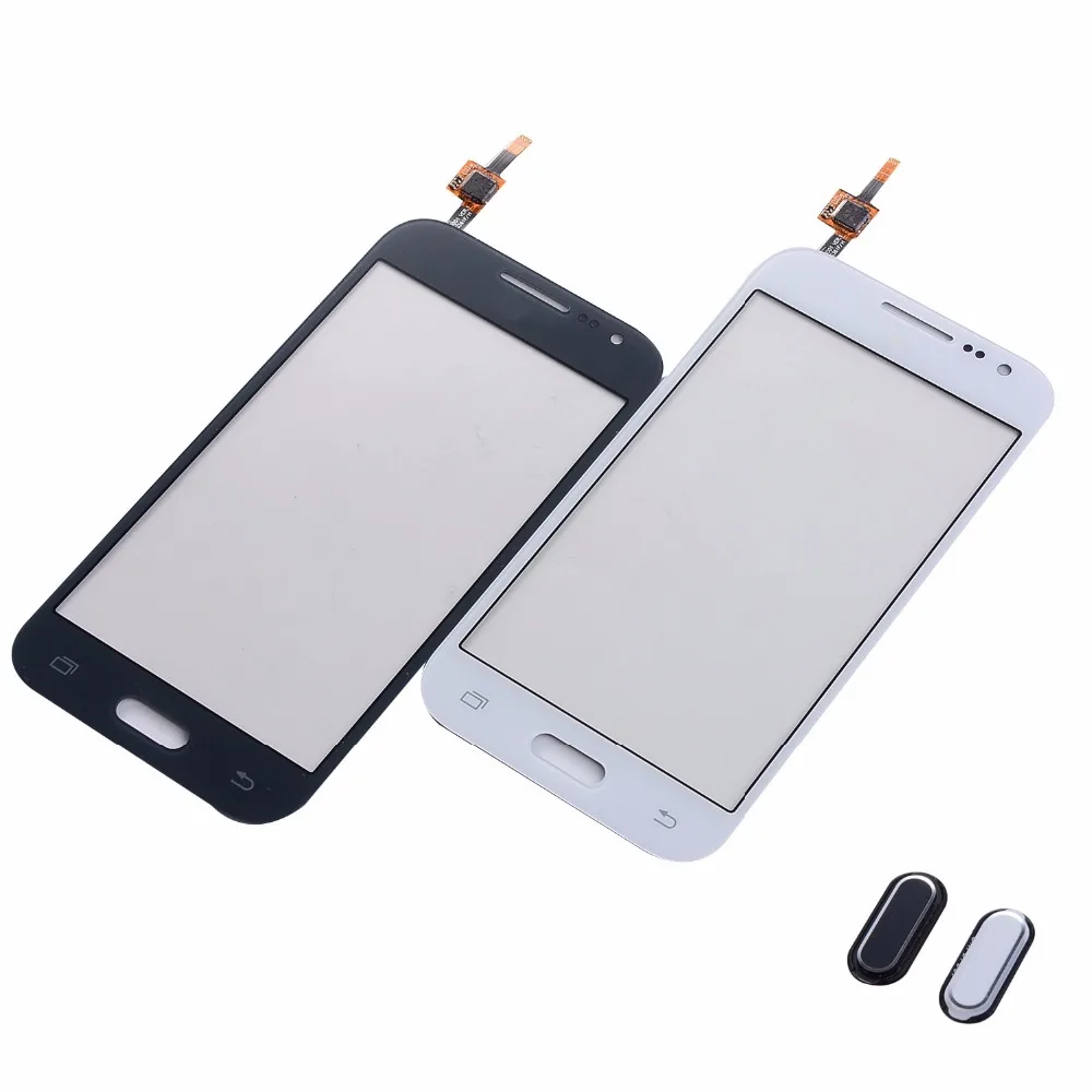 Для samsung Galaxy Duos Core Prime G360F G360H G361F G361H сенсорный экран дигитайзер Передняя стеклянная панель+ домашняя кнопка возврата клавиатуры