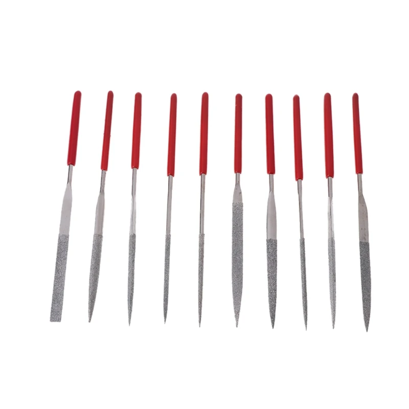 

10Pcs/Set 140mm Needle Files Carving Jeweler Diamond Metal Glass Stone Craft Woodworking Hand Tools