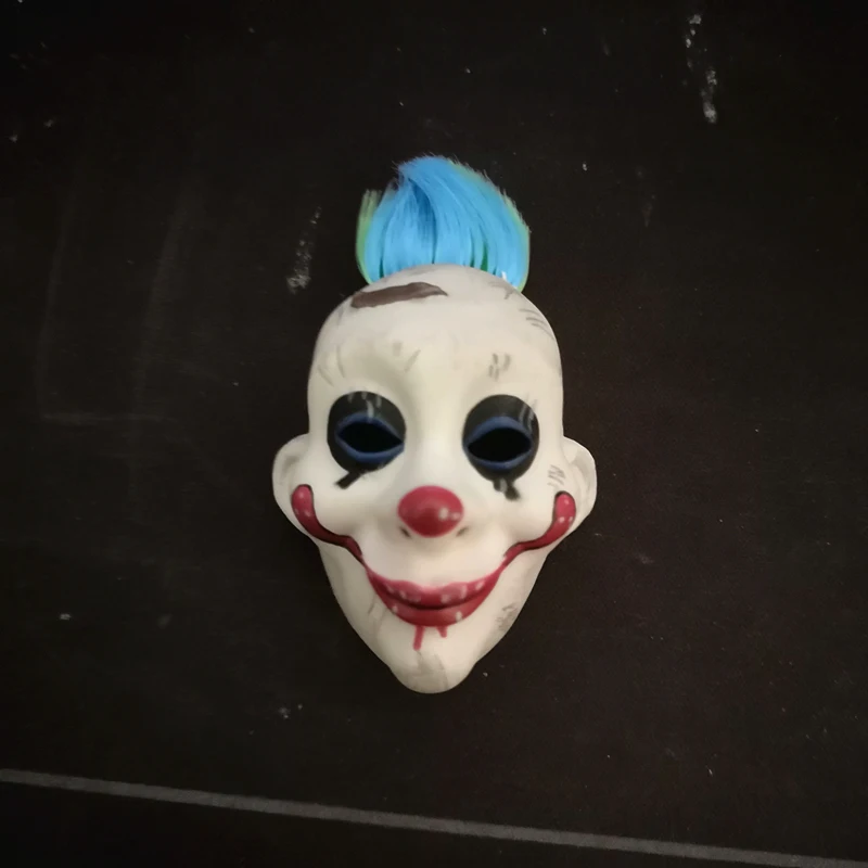 1:6th Scale Takers Joker Clown Mask Mode For 12" Female & Male Body Doll 