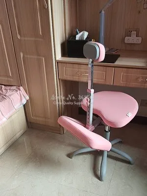 US $147.40 Kids Spine Correction Office Chair Ergonomic Metal Chairs Lift Antihumpback Myopia Childen Adjustable Posture Chair 4 Gears