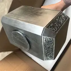 1:1 полный твердый Мстители Тор молоток Реплика реквизит смолы Mjolnir Косплей