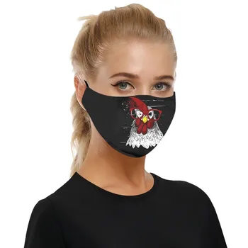 

1pc Face Mask Reusable With Filter Christmas Printed Adjustable Mouth-muffle Dustproof Washable Breathable Cycling Mascarilla#20
