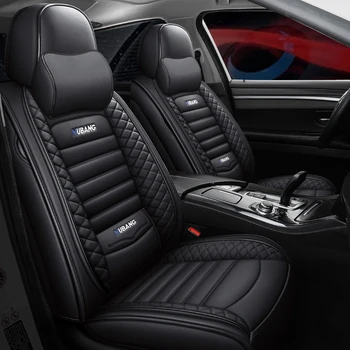 

Full Coverage Eco-leather auto seats covers PU Leather Car Seat Covers for ford explorer 5 figo focus 1 2 3 mk1 mk2 mk3 fusion