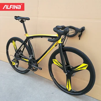 

ALFINA 2020 NEW road bike 22/20 speed bend handle road variable speed bicycle aluminum alloy bicycle double disc brake