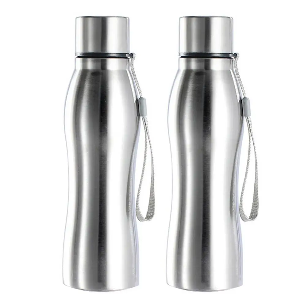 750ml portable stainless steel water bottle outdoor sports drink cup cold water cup sports bottle water cup camping accesorios