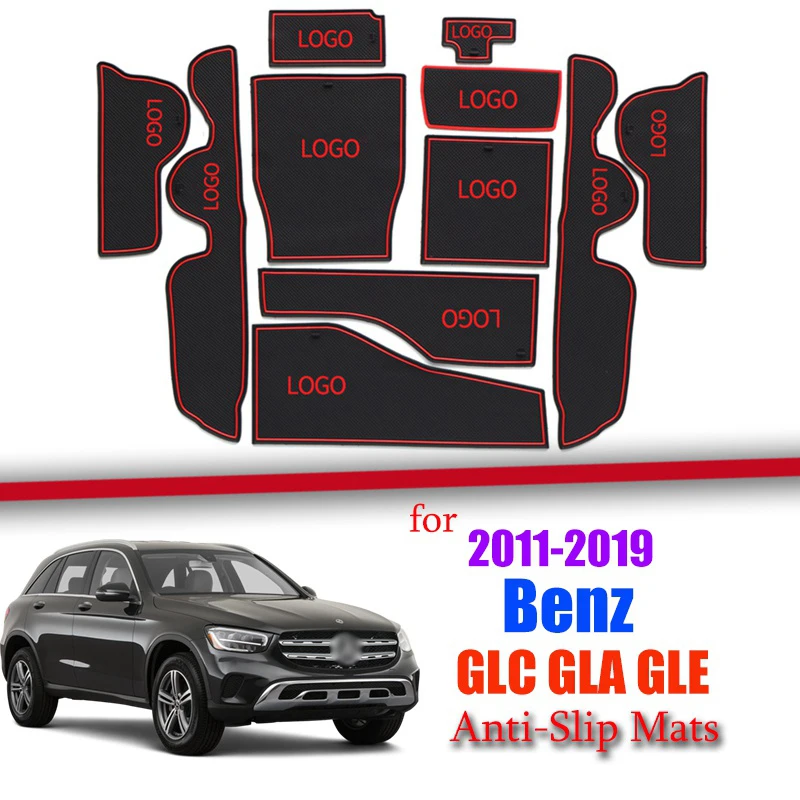 Коврик со слотом для ворот Mercedes Benz GLE GLA GLC 2011 2019 X156 X253 W166 коврик межкомнатных дверей автомобильные держатели