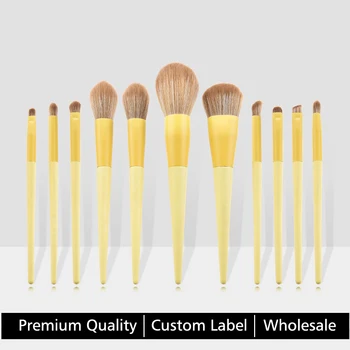 

High quality Makeup Brush Set Foundation Powder Blush Eyeshadow Eyebrow Concealer Lip Soft Cosmetics Kit Custom label logo