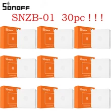SONOFF SNZB-01 Zigbee Mini Wireless Switch Controller Zigbee Light Switch EweLink Smart Home Alexa Google Home Voice Control