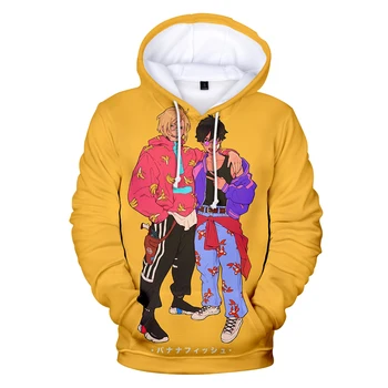 

BANANA FISH Character 3D Printed Hoodies Male Female Casual Sweatshirt Trendy Couples Streetwear 3D Anime Pullovers Coat New