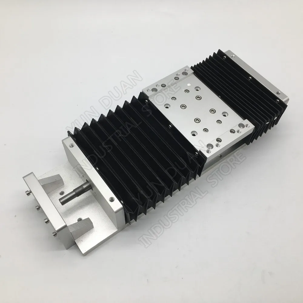 

100MM Stroke Electric Sliding Table Slide Linear Stage SFU1605 Ballscrew HG15 Guide Platform & Dust Cover Dustproof