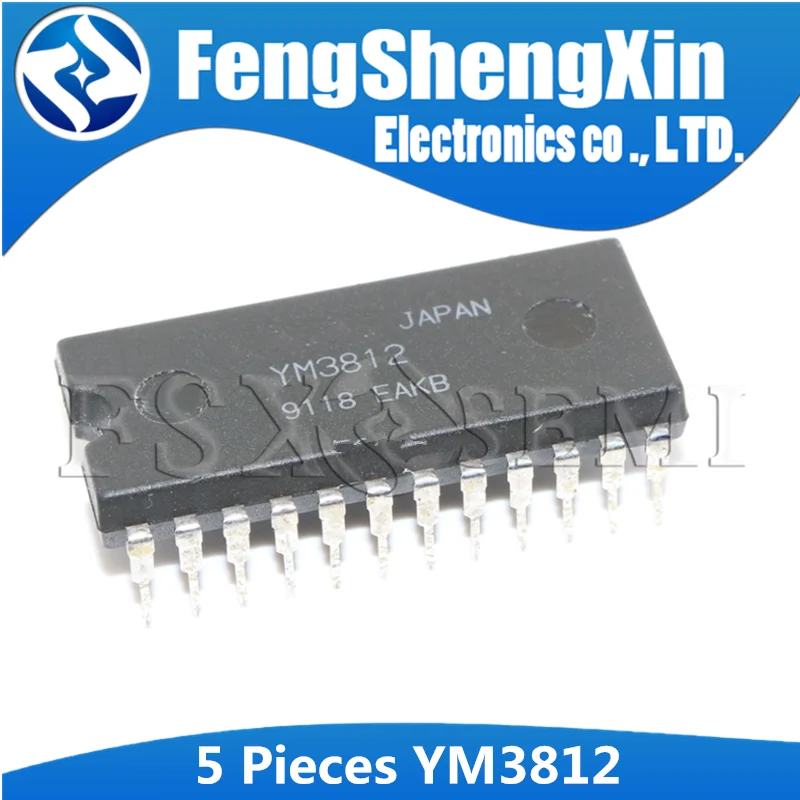 1/5PCS YM3812 DIP-24 FM OPERATOR TYPE integrated circuit 