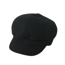 Высокое качество; головной убор для девочек; теплый однотонный берет; детская винтажная шапка; берет; шапка для девочек; зимняя шапка; Праздничная Touca; Прямая поставка