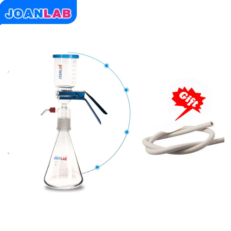 JOANLAB LAB 1pc 2000ml Vacuum filtration apparatus,membrane filter,Sand-Core Filter Equipment BOR3.3 Glass