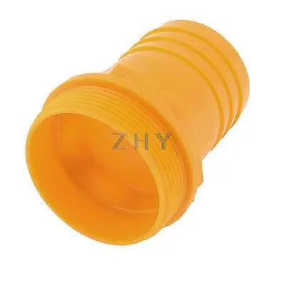 

48mm x 40mm Tube Orange Plastic Straight Barb Hose Connector