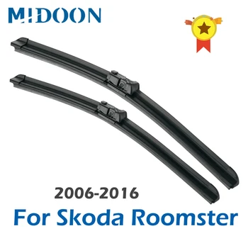 

MIDOON Wiper Blades for Skoda Roomster 21"&21" Push Button 2006 2007 2008 2009 2010 2011 2012 2013 2014 2015 2016
